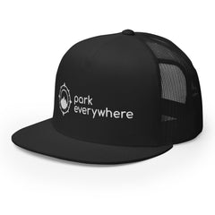 Park Everywhere Trucker Cap Full Black