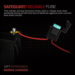 Wireless Remote with Strobe Flash Pulse Harness for LED Light Pod