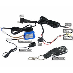 Wireless Remote with Strobe Flash Pulse Harness for LED Light Pod
