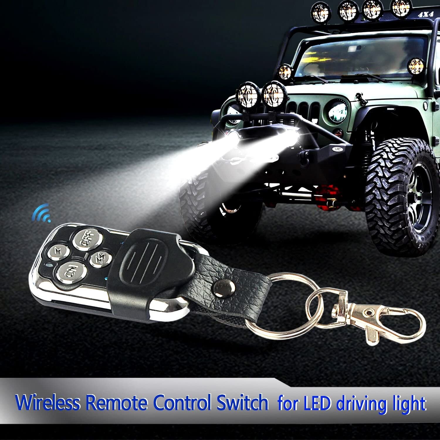Wireless Remote with Strobe Flash Pulse Harness for LED Light Pod