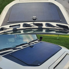 Toyota FJ Cruiser 105W Flexible Hood Solar Panel